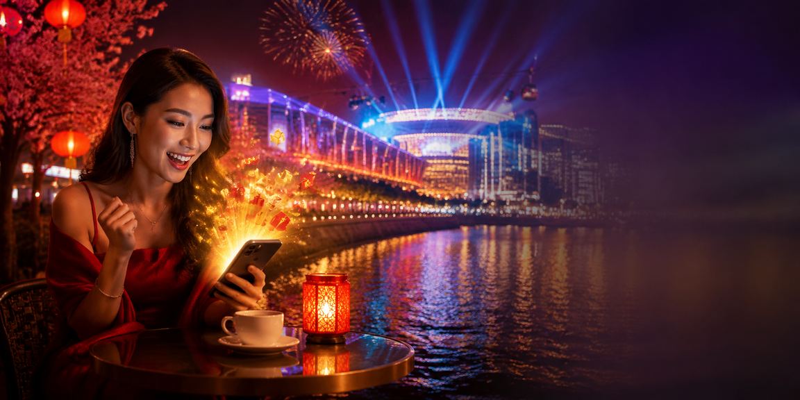 Pemain Malaysia mengakses meja Blackjack kasino mudah alih di Genting Highlands